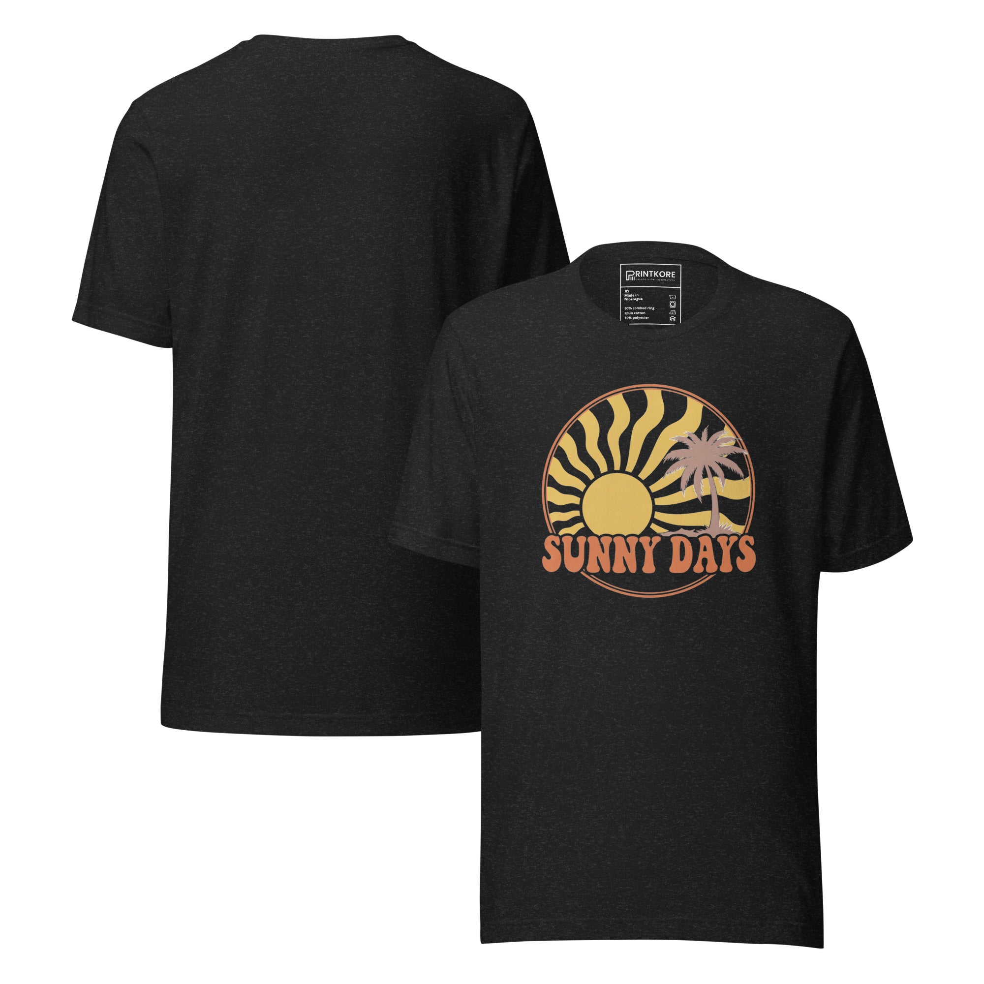 Unisex t-shirt Sunny Days Graphic Unisex Summer Beach Tee – Printkore